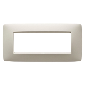 Rama decorativa Gewiss Chorus One 6 module Ivoire GW16106TI