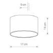 Aplica LED exterior Nowodvorski Ellipses Black 8182 aluminiu negru
