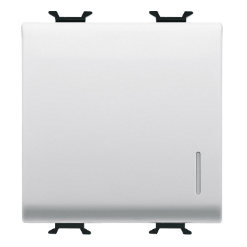 Intrerupator LED modular simplu Gewiss Chorus 2 module 16A alb GW10032