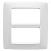 Rama decorativa Gewiss Chorus Monochrome One 8 module alba GW16108TB