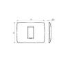 Rama decorativa Gewiss Chorus One 1 modul Canepa GW16101TC