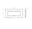 Rama decorativa Gewiss Chorus One 6 module Canepa GW16106TC