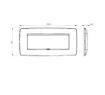 Rama decorativa Gewiss Chorus One 6 module Bluemarin GW16106VB