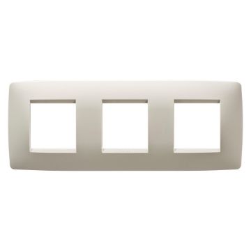 Rama decorativa Gewiss Chorus One International 6 module Ivoire GW16126TI