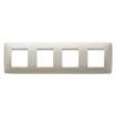 Rama decorativa Gewiss Chorus One International 8 module Ivoire GW16128TI