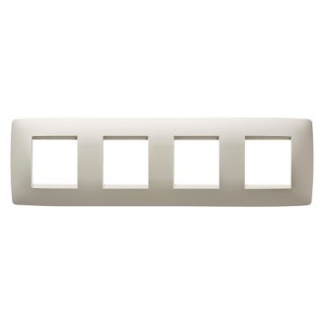 Rama decorativa Gewiss Chorus One International 8 module Ivoire GW16128TI