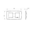 Rama decorativa Gewiss Chorus One International 4 module Canepa GW16123TC
