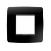 Rama decorativa Gewiss Chorus One International 2 module Neagra GW16122TN