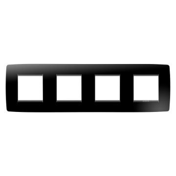 Rama decorativa Gewiss Chorus One International 8 module Neagra GW16128TN