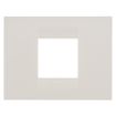 Rama decorativa Gewiss Chorus Geo 2 module Ivoire GW16402TI