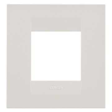 Rama decorativa Gewiss Chorus Geo International 2 module Ivoire GW16422TI