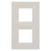 Rama decorativa Gewiss Chorus Geo International 4 module Ivoire GW16424TI