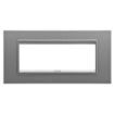 Rama decorativa Gewiss Chorus Lux 6 module Aluminiu monocrom GW16206XA