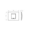 Rama decorativa Gewiss Chorus Lux 2 module Aluminiu texturat GW16202MS