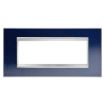 Rama decorativa Gewiss Chorus Lux 6 module Albastru Chic GW16206MH