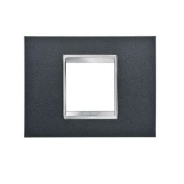 Rama decorativa Gewiss Chorus Lux 2 module Ardezie GW16202VA