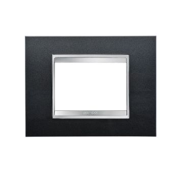 Rama decorativa Gewiss Chorus Lux 3 module Ardezie GW16203VA