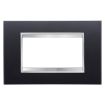 Rama decorativa Gewiss Chorus Lux 4 module Ardezie GW16204VA