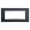Rama decorativa Gewiss Chorus Lux 6 module Ardezie GW16206VA