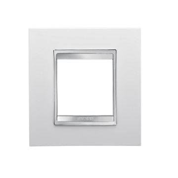 Rama decorativa Gewiss Chorus Lux International 2 module Alba GW16222TB