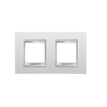 Rama decorativa Gewiss Chorus Lux International 4 module Alba GW16223TB