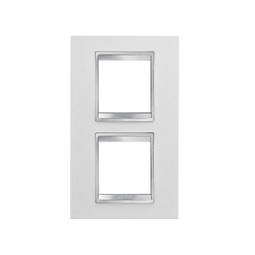 Rama decorativa Gewiss Chorus Lux International 4 module Alba GW16224TB