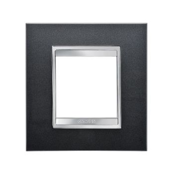 Rama decorativa Gewiss Chorus Lux International 2 module Ardezie GW16222VA