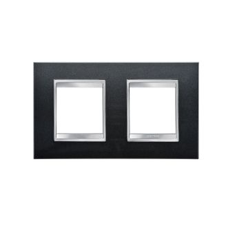 Rama decorativa Gewiss Chorus Lux International 4 module Ardezie GW16223VA