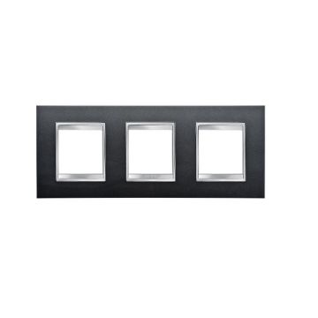 Rama decorativa Gewiss Chorus Lux International 6 module Ardezie GW16226VA