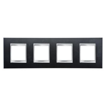 Rama decorativa Gewiss Chorus Lux International 8 module Ardezie GW16228VA