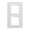 Rama decorativa Gewiss Chorus Lux International 4 module Alb Monochrome GW16224YB