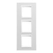 Rama decorativa Gewiss Chorus Lux International 6 module Alb Monochrome GW16227YB