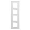 Rama decorativa Gewiss Chorus Lux International 8 module Alb Monochrome GW16229YB