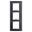 Rama decorativa Gewiss Chorus Lux International 6 module Ardezie GW16227VA