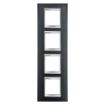 Rama decorativa Gewiss Chorus Lux International 8 module Ardezie GW16229VA