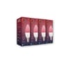 Set 4 becuri LED Nita Smart WIFI Bluetooth C37 5W E14 470lm RGBW