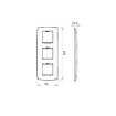 Rama decorativa Gewiss Chorus One International 6 module Canepa GW16127TC