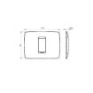 Rama decorativa Gewiss Chorus Monochrome One Bej Satinat 1 modul GW16101VL