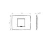 Rama decorativa Gewiss Chorus Monochrome One Bej Satinat 2 module GW16102VL