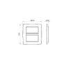 Rama decorativa Gewiss Chorus Monochrome One Bej Satinat 8 module GW16108VL