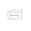 Rama decorativa Gewiss Chorus Monochrome One Bej Satinat 12 module GW16112VL