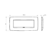 Rama decorativa Gewiss Chorus Monochrome One Titan 6 module GW16106VT