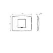 Rama decorativa Gewiss Chorus Monochrome One Negru Satinat 2 module GW16102VN