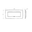 Rama decorativa Gewiss Chorus Monochrome One Alb Satinat 6 Module GW16106VW