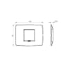 Rama decorativa Gewiss Chorus Monochrome One 2 module alba GW16102TB