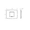 Rama decorativa Gewiss Chorus One 2 module ivoire GW16102TI