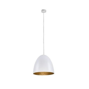 Pendul living Nowodvorski Egg M 9021 compozit alb