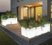 Lampa exterior Nowodvorski Flowerpot L 9713 plastic alb