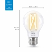 Imagine Pachet 5+2 becuri LED WiZ smart WIFI E27 Filament Clear 806lm Tunable White