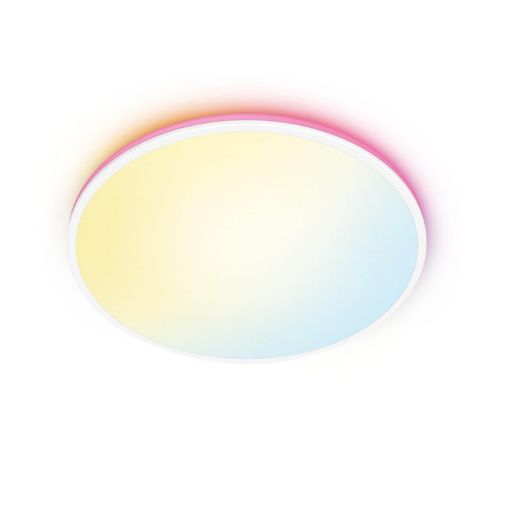 Plafoniera LED alba WiZ Rune 21W 2100lm WiFi BT lumina colorata